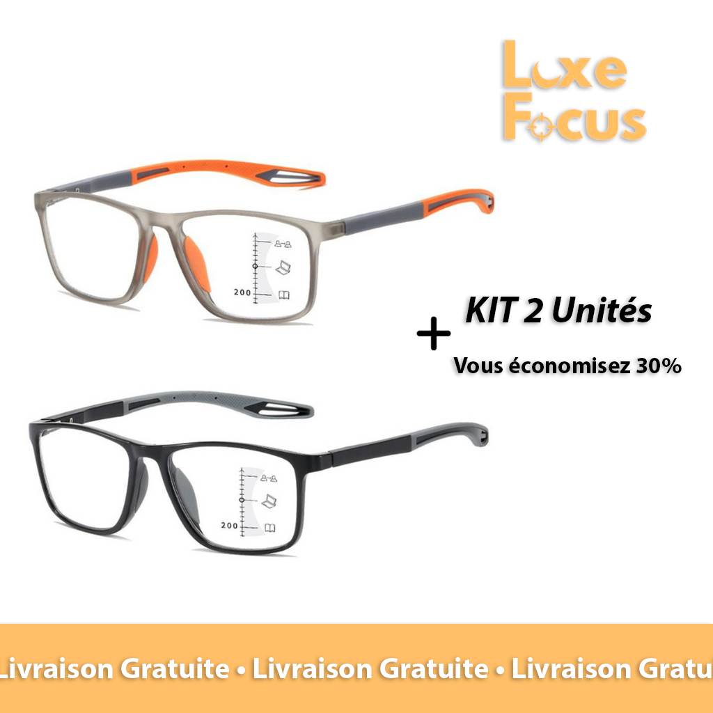 LUNETTES LUXEFOCUS® - MULTIFOCALES (OUBLIEZ LES ORDONNANCES !)